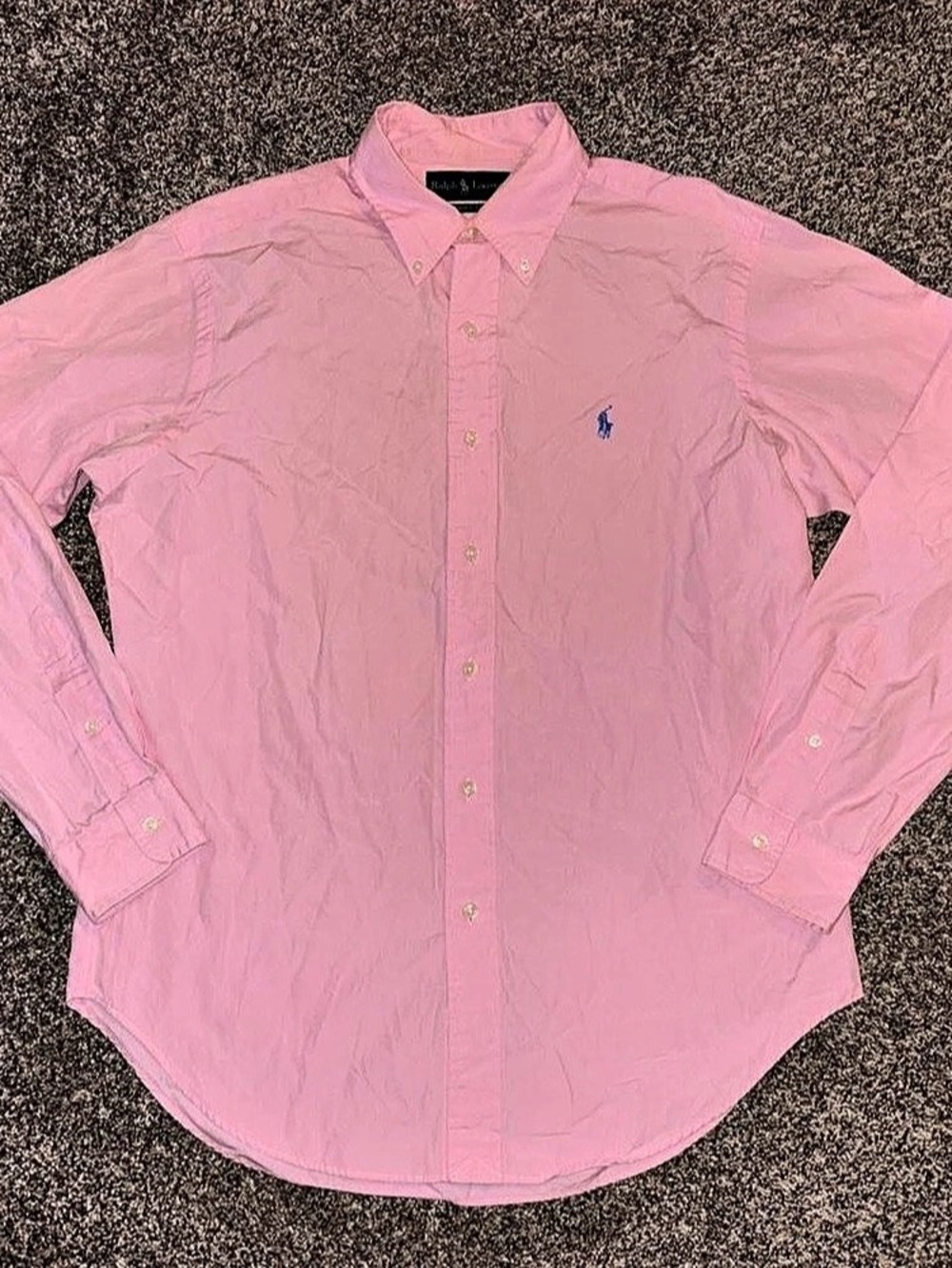 Ralph Lauren Classic Fit Cotton Oxford Shirt Pink Medium